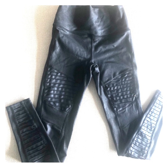 alo leather leggings